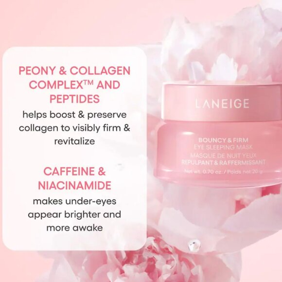 LANEIGE  Bouncy & Firm Eye Brightening Sleeping Mask NIB - Picture 4 of 4